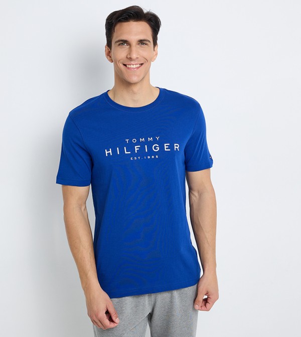 Tommy Hilfiger Tommy Hilfiger - Blue Round Neck T-Shirts