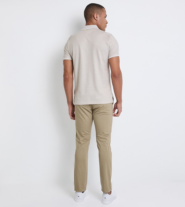 Tommy Hilfiger  T-Shirts - Beige Polo T-shirts