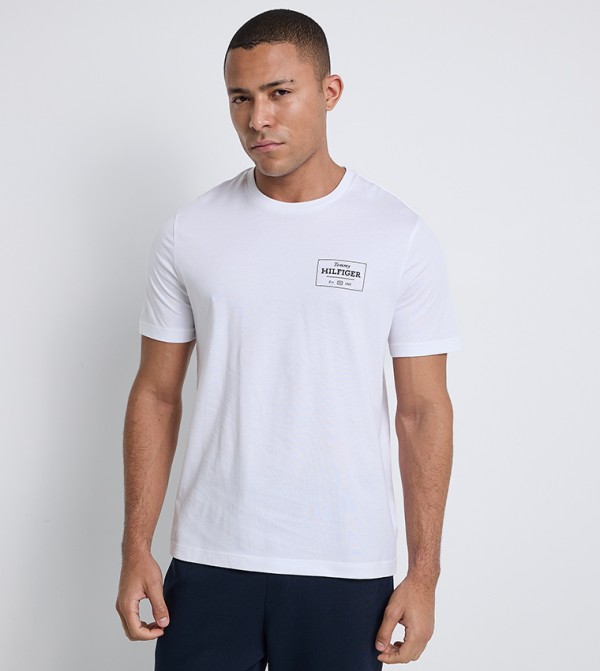 Tommy Hilfiger Tommy Hilfiger - White Round Neck T-Shirts