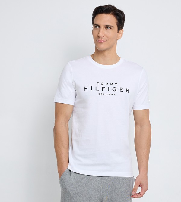 Tommy Hilfiger Tommy Hilfiger - White Round Neck T-Shirts