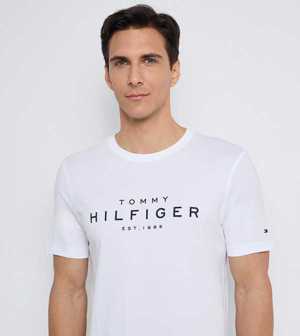 Tommy Hilfiger Tommy Hilfiger - White Round Neck T-Shirts