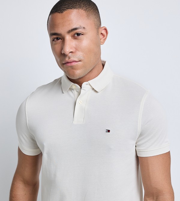 Tommy Hilfiger  Polo T-Shirts - Beige Polo T-shirts