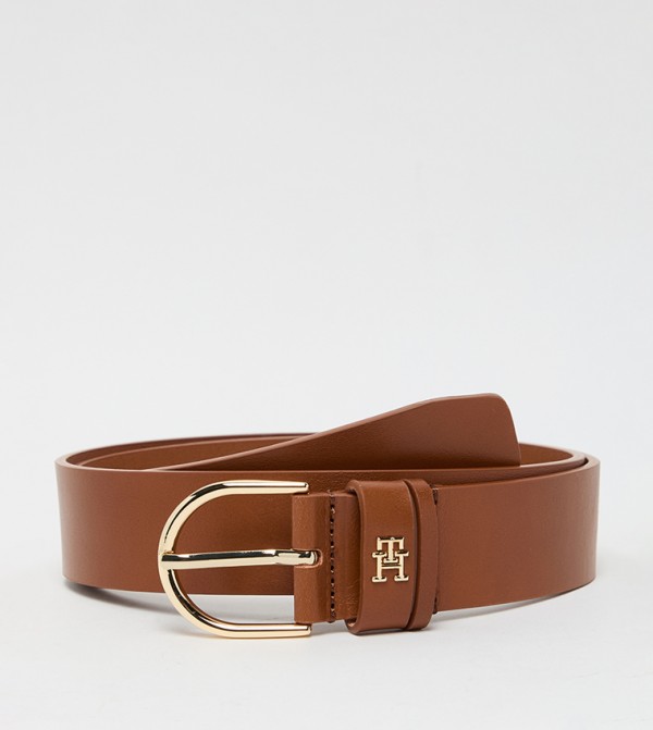 تومي هيلفيغر  أحزمة - بني  Leather Belts