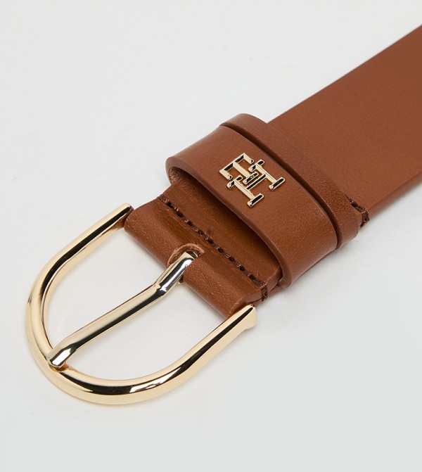 تومي هيلفيغر  أحزمة - بني  Leather Belts