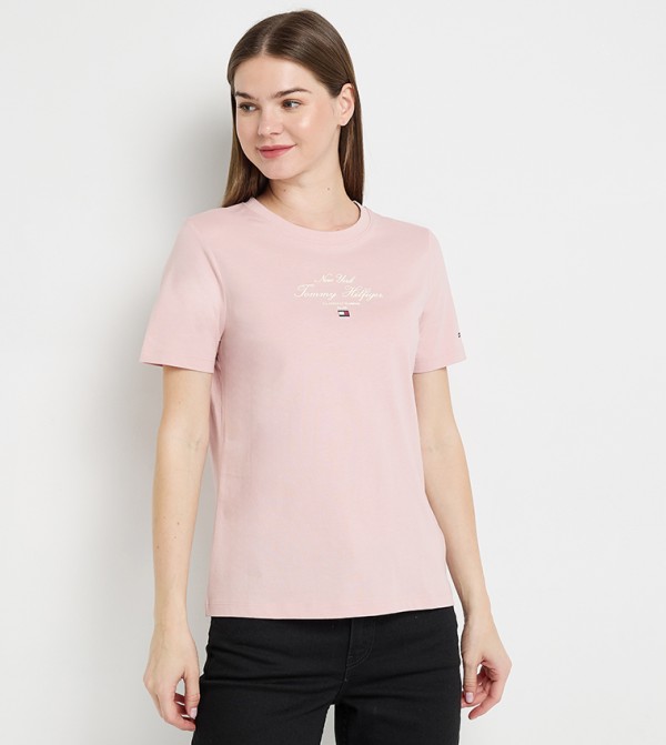 Tommy Hilfiger Tommy Hilfiger - Pink Casual T-Shirts