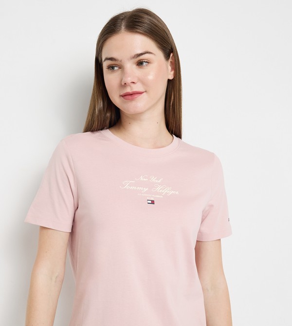 Tommy Hilfiger Tommy Hilfiger - Pink Casual T-Shirts