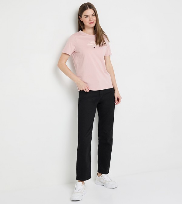 Tommy Hilfiger Tommy Hilfiger - Pink Casual T-Shirts