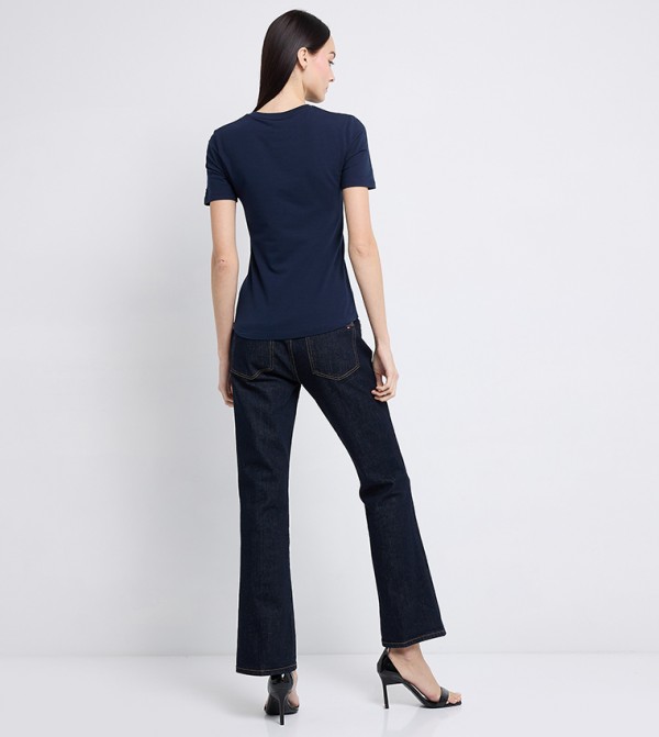 تومي هيلفيغر  تيشيرتات كاجوال - أزرق Short Sleeve T-Shirts