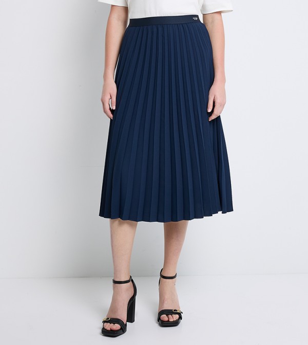 Tommy Hilfiger Tommy Hilfiger - Navy Midi Skirts