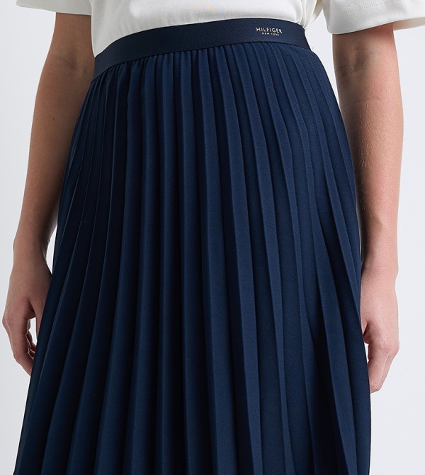Tommy Hilfiger Tommy Hilfiger - Navy Midi Skirts