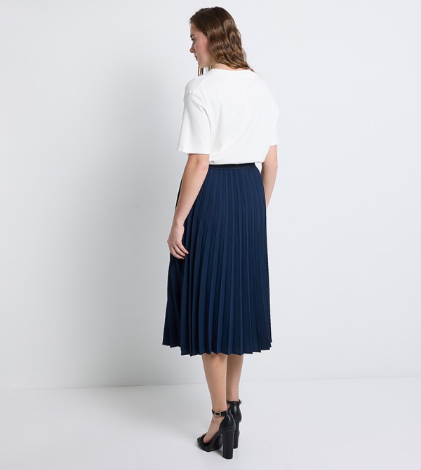 Tommy Hilfiger Tommy Hilfiger - Navy Midi Skirts