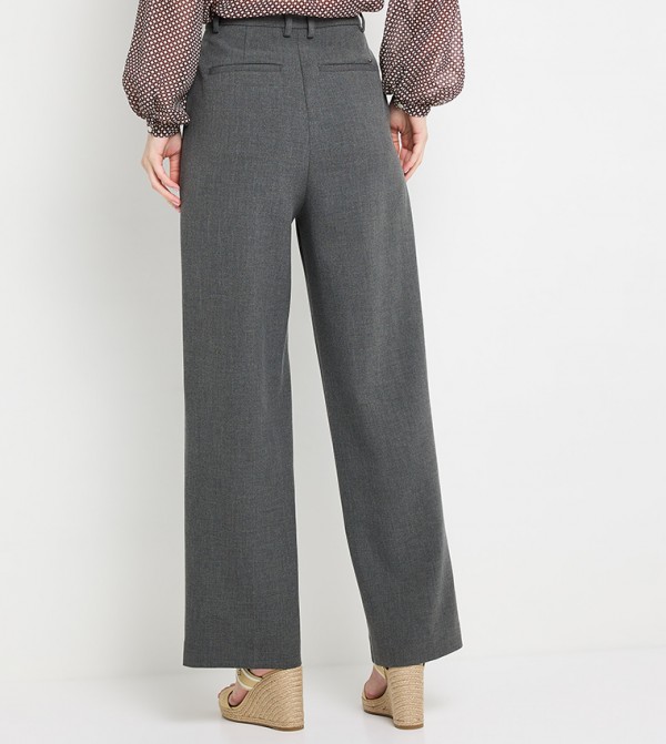 Tommy Hilfiger  Formal Pants - Grey Formal Pants