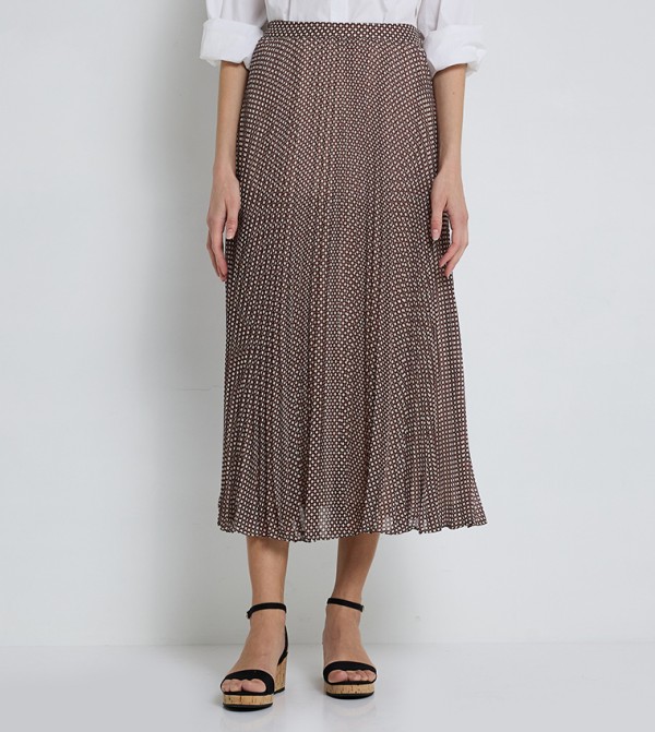 Tommy Hilfiger  Skirts - Brown Midi Skirts