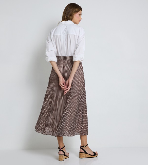 Tommy Hilfiger  Skirts - Brown Midi Skirts