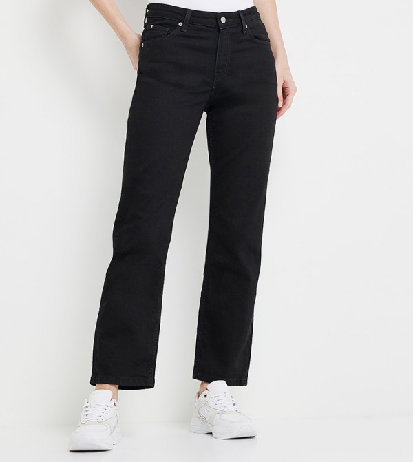 Tommy Hilfiger Straight Jeans - Black Straight Jeans