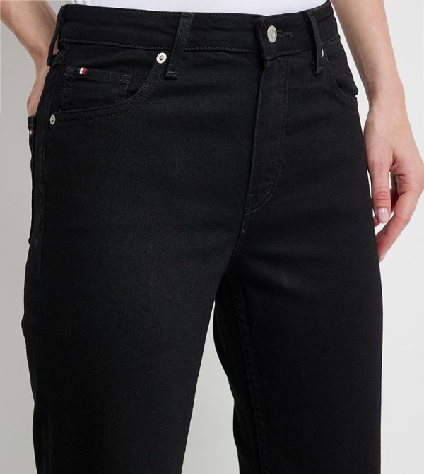 Tommy Hilfiger Straight Jeans - Black Straight Jeans
