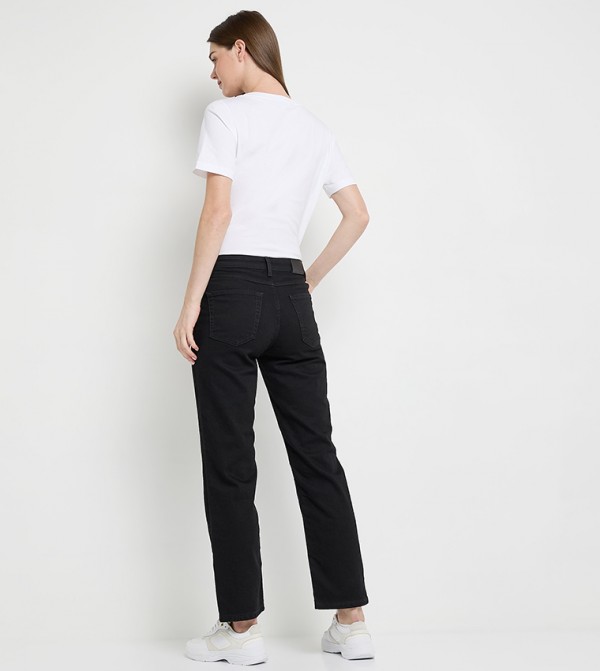 Tommy Hilfiger Straight Jeans - Black Straight Jeans