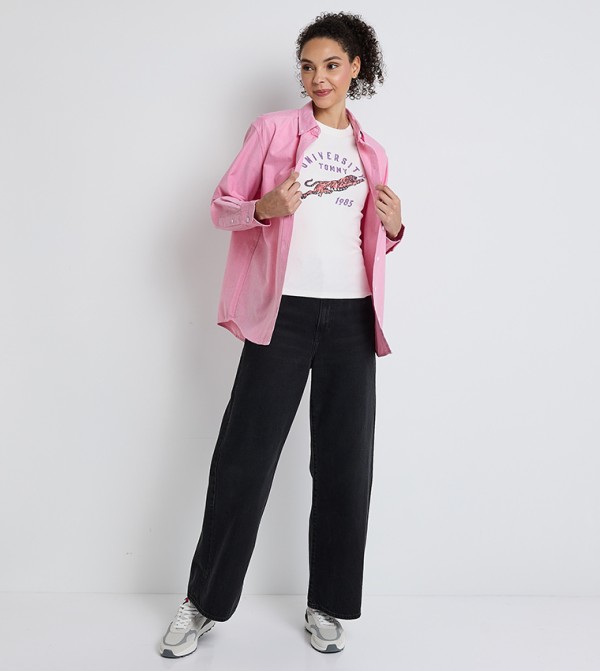 تومي هيلفيغر  تيشيرتات - أبيض Short Sleeve T-Shirts