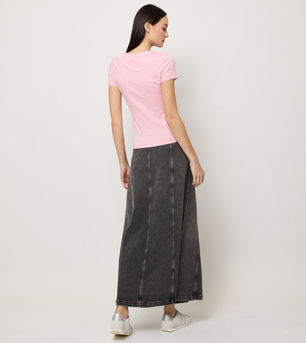 Tommy Jeans TOMMY JEANS - Pink Short Sleeve T-Shirts