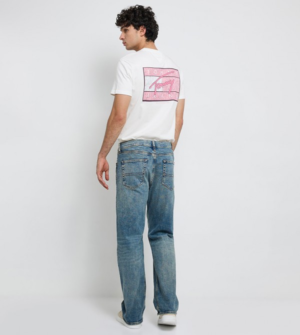 تومي جينز تومي جينز - أزرق Straight Jeans