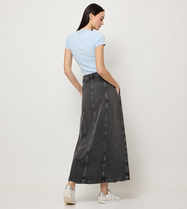 تومي جينز  تنانير - رمادي Maxi Skirts