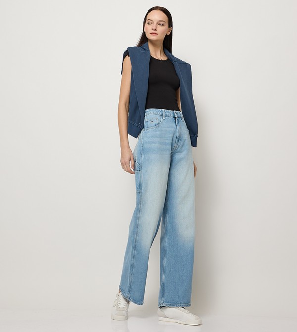 Tommy Jeans  Jeans - Blue Wide Leg Jeans