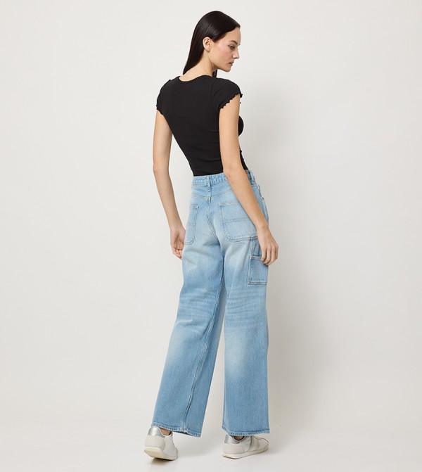 Tommy Jeans  Jeans - Blue Wide Leg Jeans