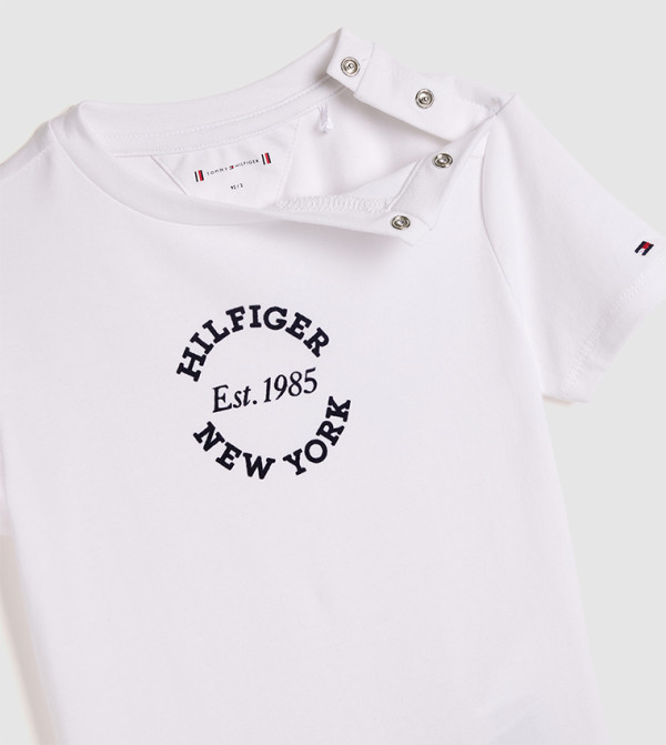 تومي هيلفيغر  ملابس - أبيض تي شيرتات