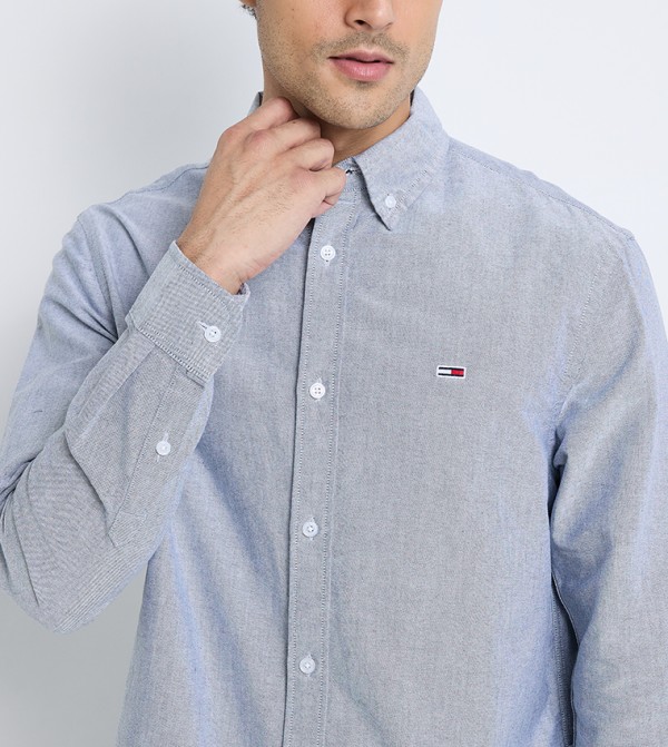تومي هيلفيغر  قمصان رسمية   - أزرق فاتح Long Sleeves