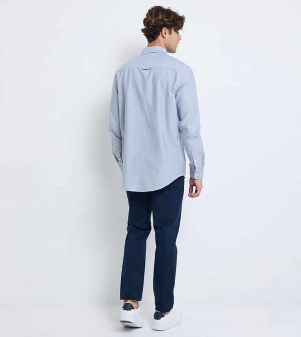 تومي هيلفيغر  قمصان رسمية   - أزرق فاتح Long Sleeves