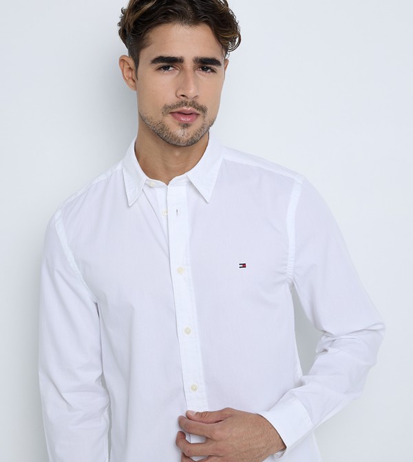 Tommy Hilfiger  Shirts - White Long Sleeves