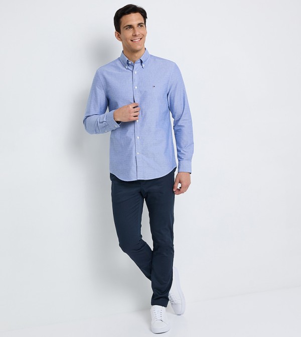 Tommy Hilfiger  Clothing - Blue Long Sleeves