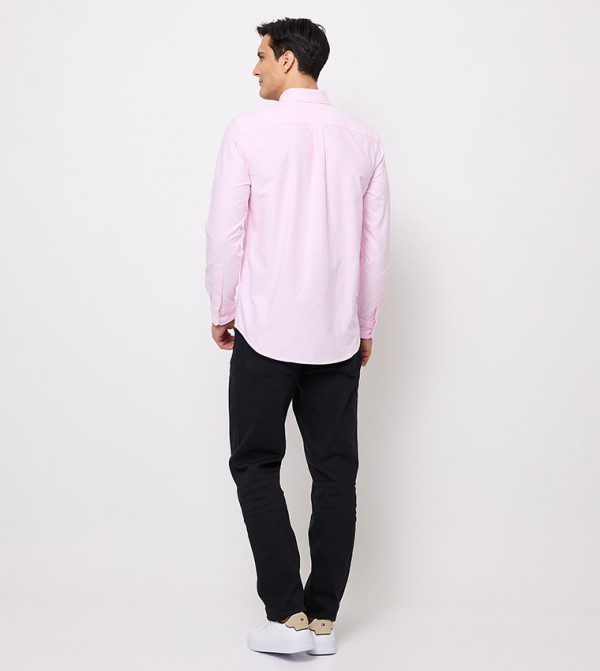 تومي هيلفيغر  قمصان رسمية   - وردي Long Sleeves