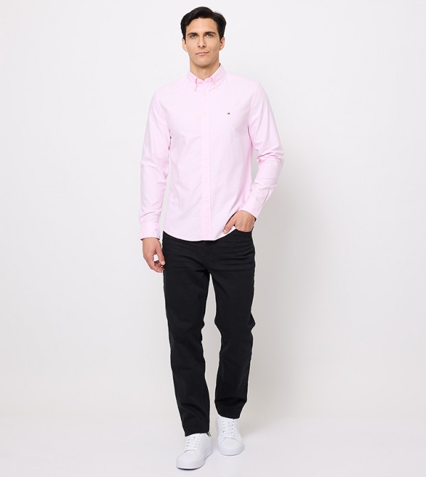 تومي هيلفيغر  قمصان رسمية   - وردي Long Sleeves