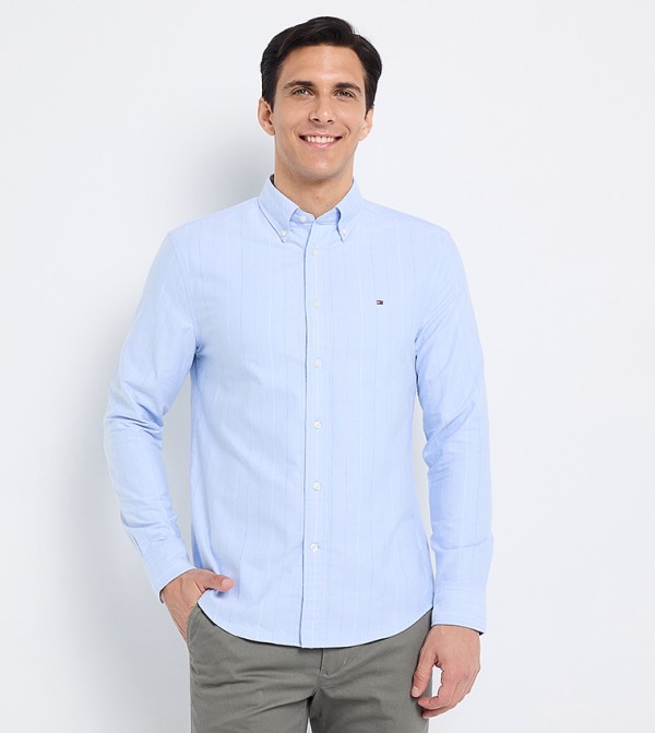 Tommy Hilfiger  Clothing - Blue Long Sleeves