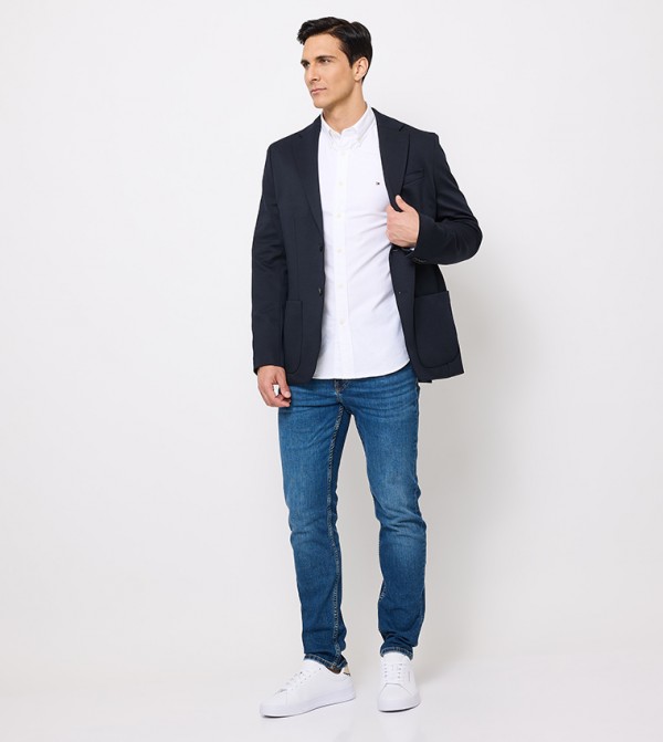 تومي هيلفيغر  قمصان رسمية   - أبيض Long Sleeves