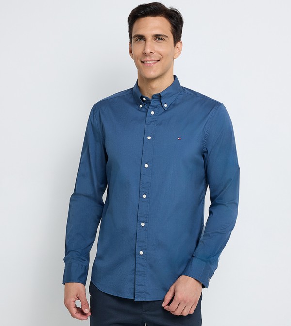 Tommy Hilfiger  Clothing - Blue Long Sleeves