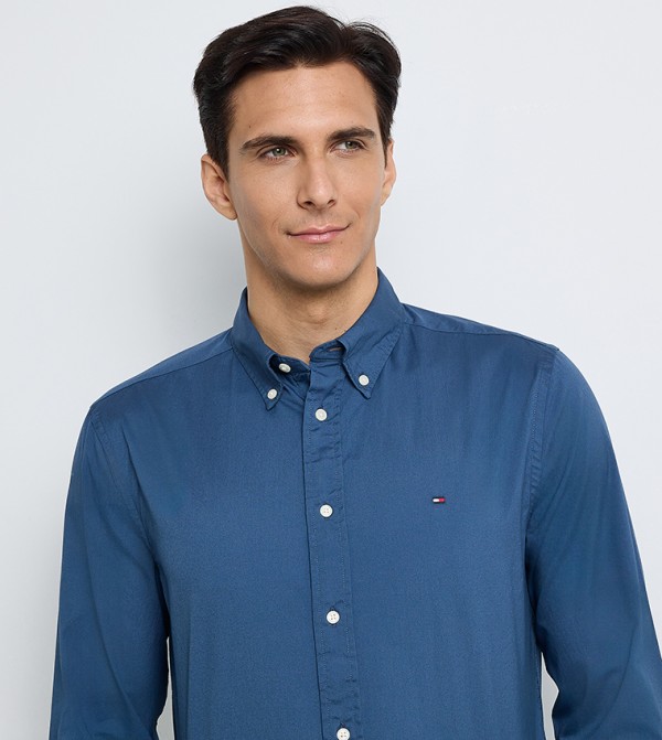Tommy Hilfiger  Clothing - Blue Long Sleeves
