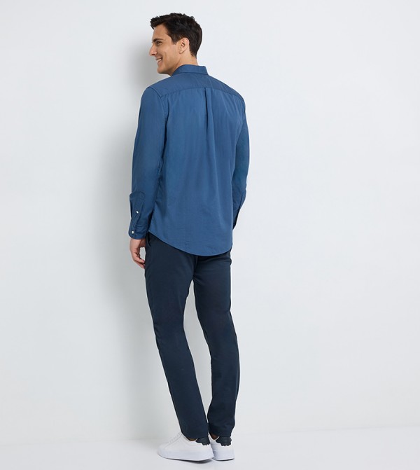 Tommy Hilfiger  Clothing - Blue Long Sleeves