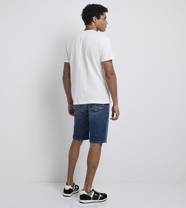 Tommy Jeans TOMMY JEANS - Ecru Casual T-Shirts