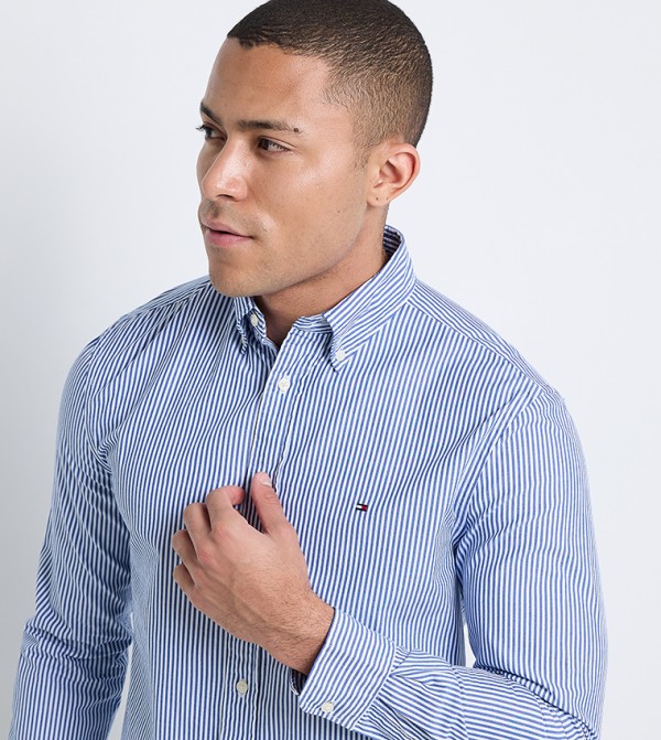 Tommy Hilfiger  Shirts - Blue Long Sleeves