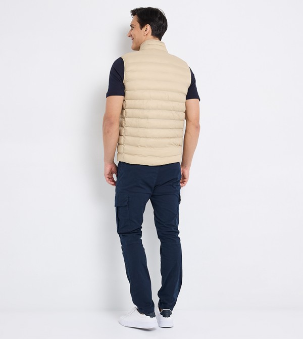 تومي هيلفيغر  ملابس - بيج Puffer Jackets