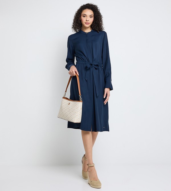 تومي هيلفيغر  - أزرق Midi Dresses