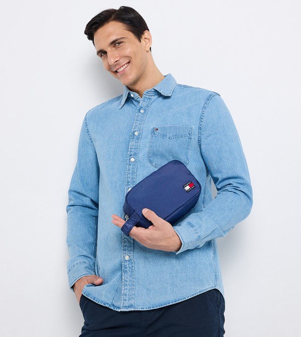 Tommy Jeans TOMMY JEANS - Blue Toiletry bags