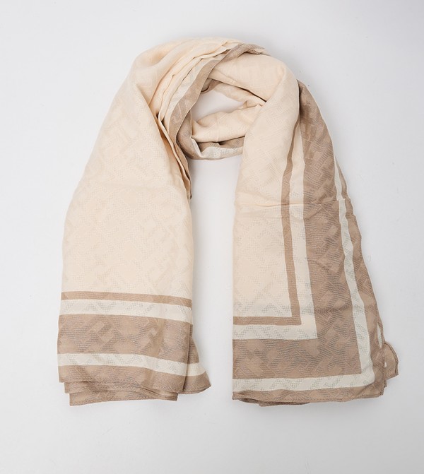 Tommy Hilfiger  Woven Scarves - Beige Woven Scarves