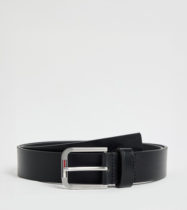 Tommy Jeans  Belts - Black Leather Belts