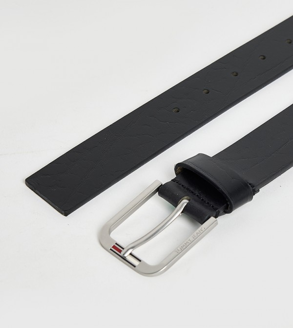 Tommy Jeans  Belts - Black Leather Belts