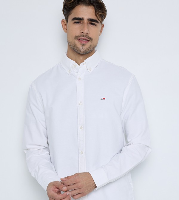 تومي هيلفيغر  قمصان - أبيض Long Sleeves