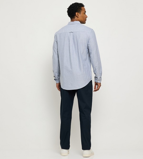 Tommy Jeans  Shirts - Blue Long Sleeves