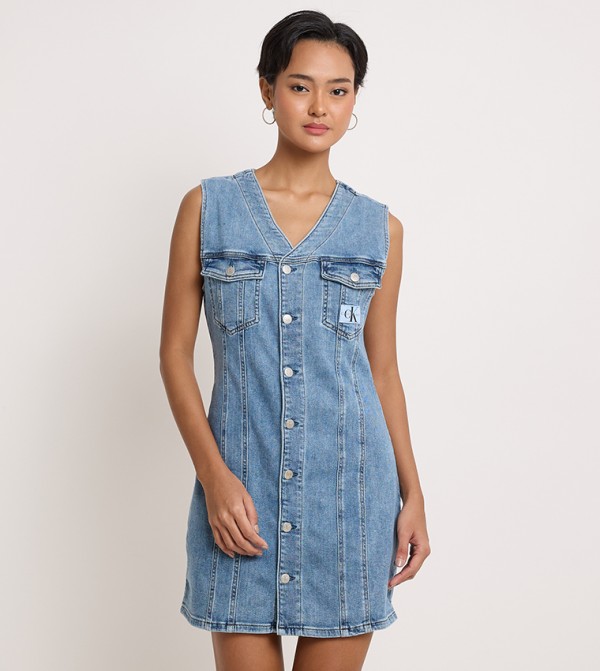 Calvin Klein  Dresses - Blue Casual Dresses